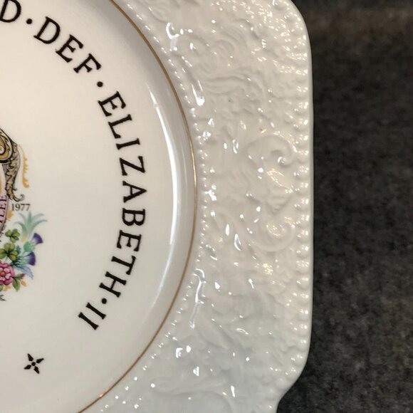 Vintage Dei Gratia Regina Fid Def Elizabeth II 1997 Lord Nelson Pottery Plate - Picture 5 of 9